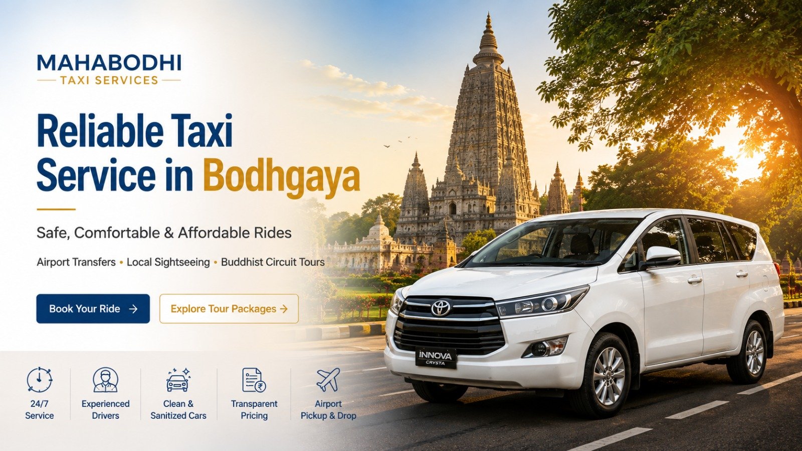 best taxi service in bodh gaya car rental