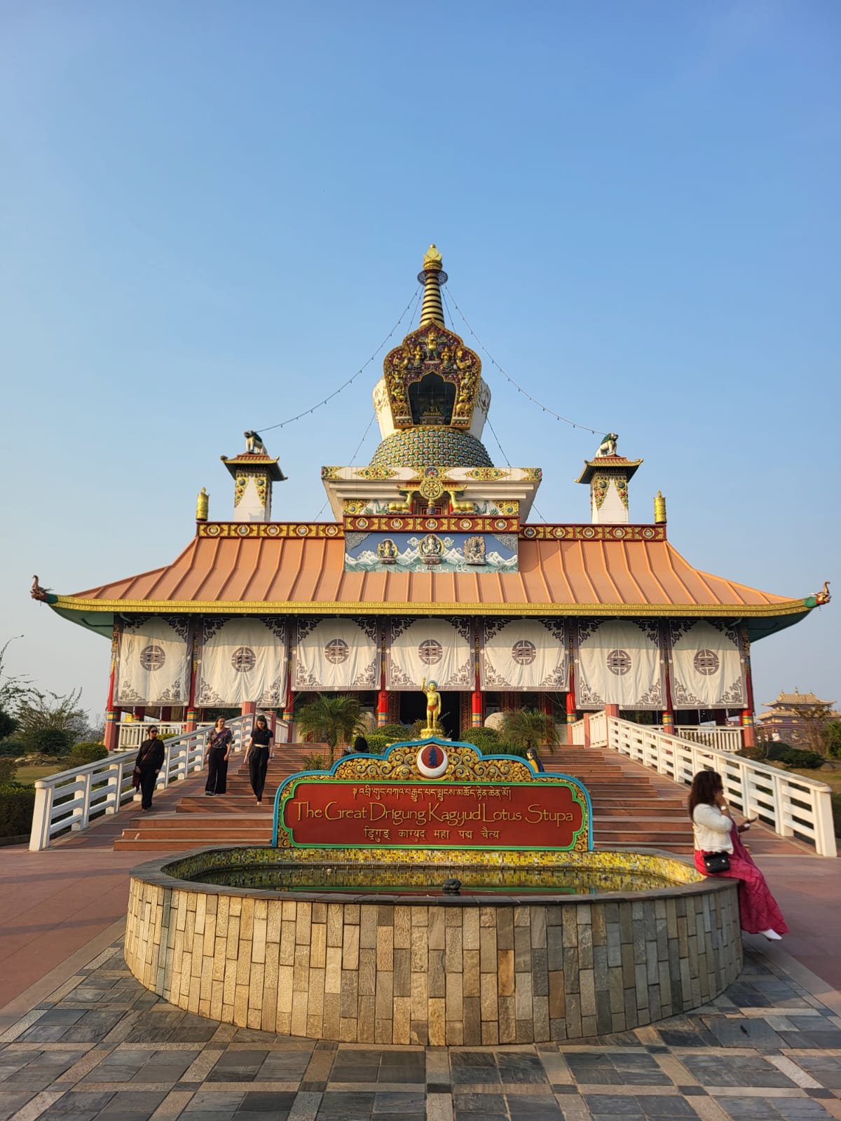 drikung kagyud lotus stupa buddhist circuit cab service