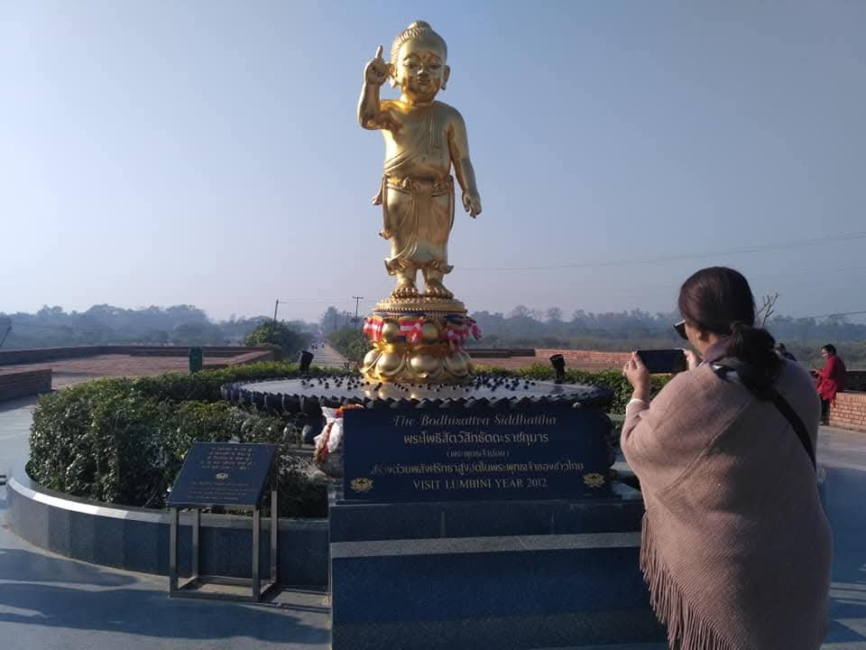 buddhist circuit car rental baby buddha lumbini tour